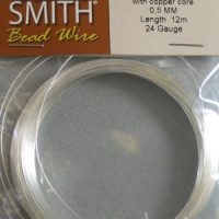 24 Gage Silver Bead Smith Wire