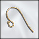 Ear Wire - Ball - Gold Plate