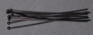 Head Pin -  Gunmetal with 2mm Ball