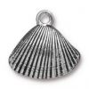 Shell Charm - Ant. Silver