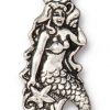 Mermaid Charm - Ant. Silver